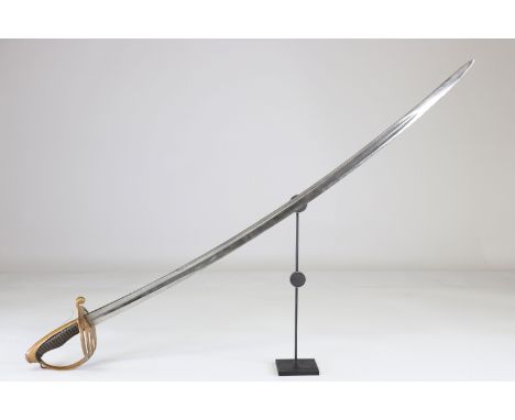 German saber 1880 punched bladeSizes: L. totale= 1050mm L Lame= 900mm l lame= 28mmWeight (K): 0,93kgCondition: At first glanc