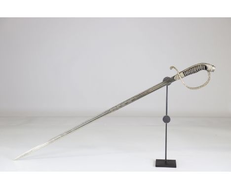 Latte Hesse-Darmstadt, civil servant 1870-1880Sizes: L. totale= 890mm L Lame= 750mm l lame= 20mmWeight (K): 0,58kgCondition: 