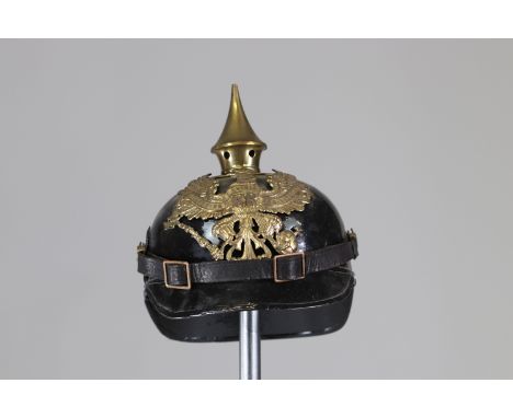 Prussian helmet 1st warSizes: L. totale= 235mm H = 230mmWeight (K): 0,42kgCondition: At first glance: patina, normal wear