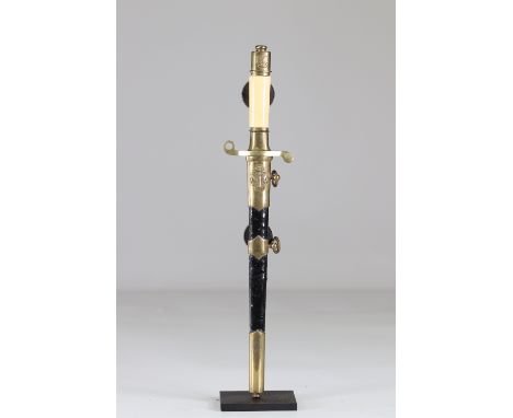 Polish dagger early 20th centurySizes: L. totale= 375mm L Lame= 230mm l lame= 16mmWeight (K): 0,32kgCondition: At first glanc