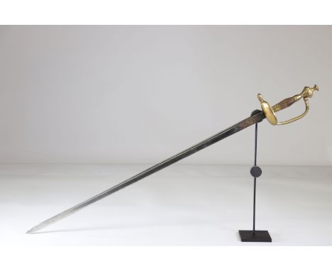 Sword, German 1820Sizes: L. totale= 880mm L Lame= 730mm l lame= 20mmWeight (K): 0,64kgCondition: At first glance: patina, nor