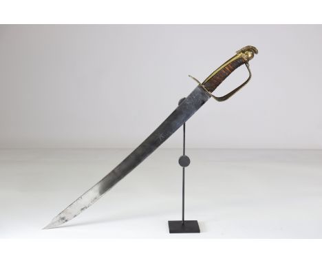 French saber "briquet", empire period, engraving on blade, + -1820Sizes: L. totale= 730mm L Lame= 665mm l lame= 45mmWeight (K