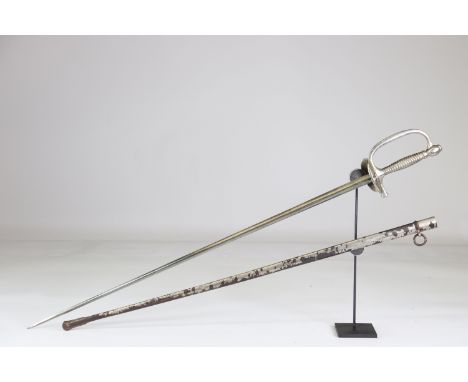 France rapier sword officer late 19thSizes: L. totale= 960mm L Lame= 800mm l lame= 20mmWeight (K): 0,88kgCondition: At first 