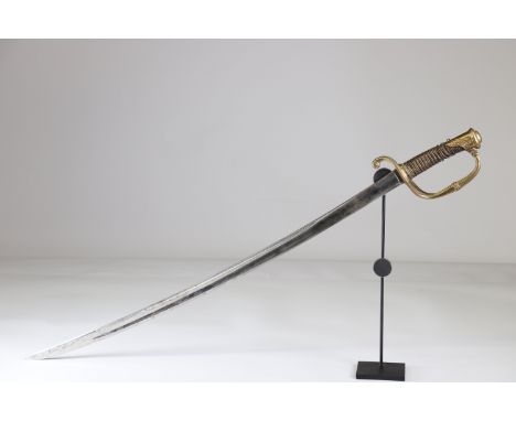 French officer saber, Lame indication May 1822Sizes: L. totale= 880mm L Lame= 740mm l lame= 27mmWeight (K): 0,73kgCondition: 