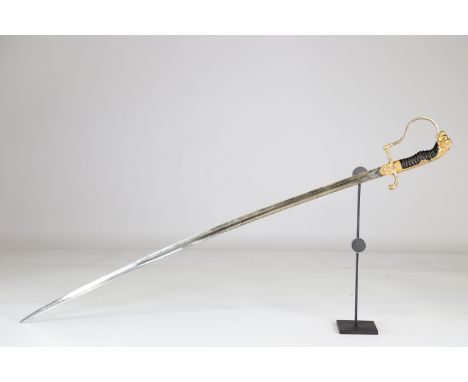 German officer saber WWIISizes: L. totale= 1000mm L Lame= 870mm l lame= 20mmWeight (K): 0,48kgCondition: At first glance: pat