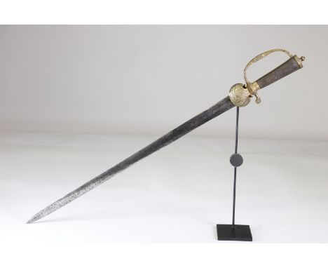 German hunting dinghy 1700+ - blade inscription in Latin "Domini"Sizes: L. totale= 770mm L Lame= 630mm l lame= 30mmWeight (K)