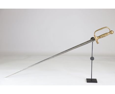 French Empire Epee, Boat CaptainSizes: L. totale= 960mm L Lame= 800mm l lame= 25mmWeight (K): 0,75kgCondition: At first glanc