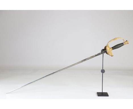 French high official sword, 1880 + -Sizes: L. totale= 1000mm L Lame= 840mm l lame= 18mmWeight (K): 0,7kgCondition: At first g