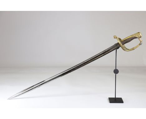 French Superior Saber Officer, 1846, Manufacture KlingenthalSizes: L. totale= 900mm L Lame= 760mm l lame= 30mmWeight (K): 0,9