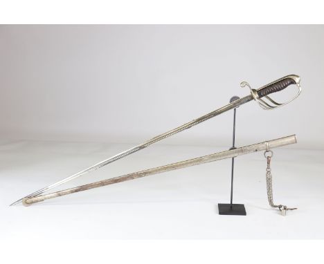 Latte france officer 20thSizes: L. totale= 960mm L Lame= 800mm l lame= 20mmWeight (K): 1,1kgCondition: At first glance: patin