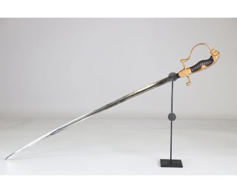 German saber, 1920sSizes: L. totale= 900mm L Lame= 760mm l lame= 20mmWeight (K): 0,58kgCondition: At first glance: patina, no