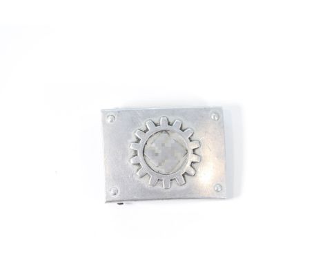German WWII belt buckleSizes: H =50mm L =65mmWeight (K): 0,02kgCondition: At first glance: patina, normal wear