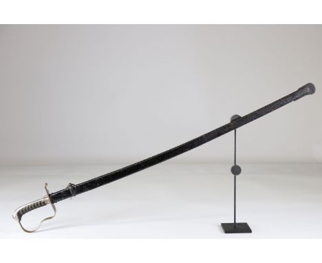German officer saber, 1914-1918, engraving on blade, scabbard withSizes: L. totale= 950mm L Lame= 830mm l lame= 20mmWeight (K