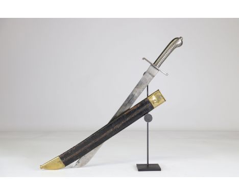 Saber "briquet" Germany 14-18 (with scabbard)Sizes: L. totale= 600mm L Lame= 465mm l lame= 35mmWeight (K): 0,99kgCondition: A