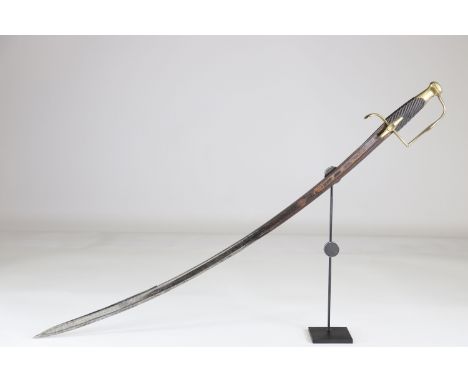 Saber unknown originSizes: L. totale= 950mm L Lame= 820mm l lame= 25mmWeight (K): 0,53kgCondition: At first glance: patina, n
