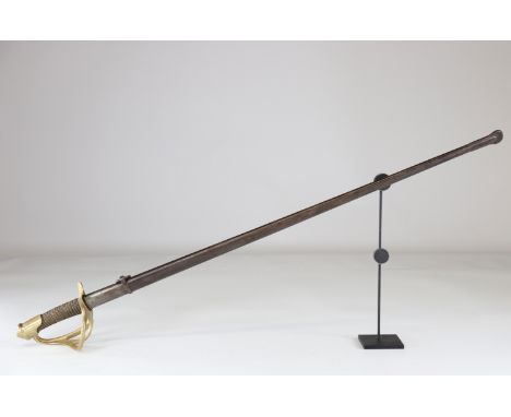 Light cavalry latte model 1822 ChatellerautSizes: L. totale= 1025mm L Lame= 870mm l lame= 28mmWeight (K): 1,73kgCondition: At