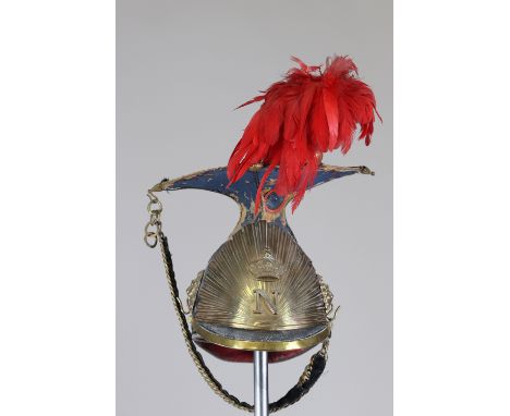 LANCIER SCHAPSKA OF THE IMPERIAL GUARDSizes: L. totale= 225mm H = 240mmWeight (K): 0,75kgCondition: At first glance: patina, 