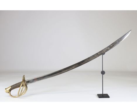 Blade Made in Solingen, French wrist, German 1830-1840Sizes: L. totale= 1040mm L Lame= 880mm l lame= 37mmWeight (K): 1,25kgCo