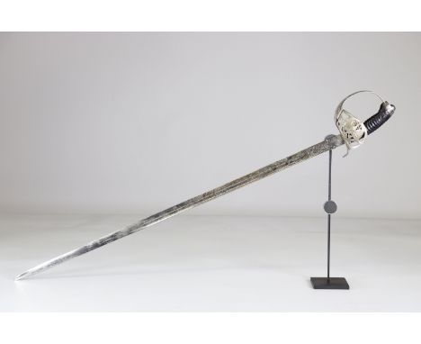 German Latte 1914-1918 blade engraved on both sides, Prussian, cavalrySizes: L. totale= 970mm L Lame= 830mm l lame= 25mmWeigh
