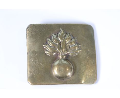 French infantry belt buckle 19thSizes: H= 75mm L= 90mmWeight (K): 0,12kgCondition: At first glance: patina, normal wear