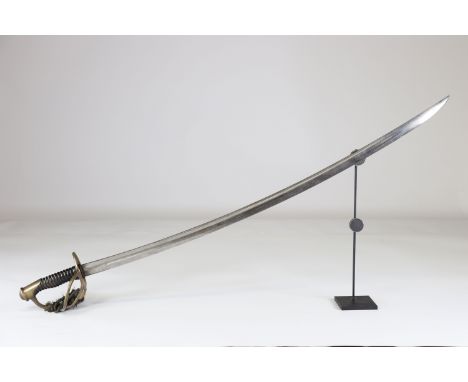 French saber officer model 1880-1882Sizes: L. totale= 1025mm L Lame= 880mm l lame= 27mmWeight (K): 0,85kgCondition: At first 