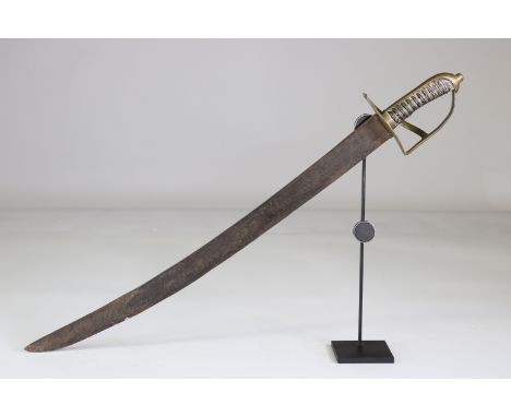 Saber, Empire period, engraved blade, FrenchSizes: L. totale= 740mm L Lame= 600mm l lame= 42mmWeight (K): 0,65kgCondition: At