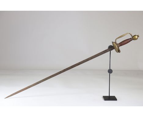 Sword, early 19th century, unknown originSizes: L. totale= 950mm L Lame= 790mm l lame= 19mmWeight (K): 0,64kgCondition: At fi