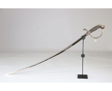German officer's saber, WW1, with engraving on bladeSizes: L. totale= 940mm L Lame= 790mm l lame= 20mmWeight (K): 0,53kgCondi