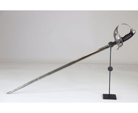 German latte, WW1, blazon on Bavarian guardSizes: L. totale= 910mm L Lame= 770mm l lame= 20mmWeight (K): 0,54kgCondition: At 