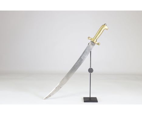 Saber "briquet" 19th German unknown originSizes: L. totale= 585mm L Lame= 460mm l lame= 33mmWeight (K): 0,7kgCondition: At fi