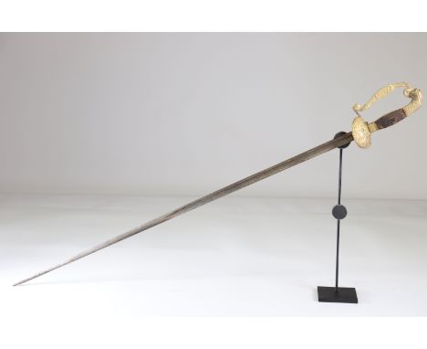 French sword engraving on blade, civil, late 19th centurySizes: L. totale= 970mm L Lame= 840mm l lame= 19mmWeight (K): 0,46kg