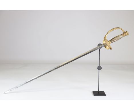 Belgian sword, Lepold I, 1830-1840Sizes: L. totale= 950mm L Lame= 780mm l lame= 20mmWeight (K): 0,73kgCondition: At first gla