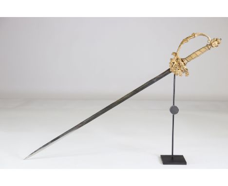 Belgian sword, railway line, 1920sSizes: L. totale= 790mm L Lame= 640mm l lame= 20mmWeight (K): 0,6kgCondition: At first glan