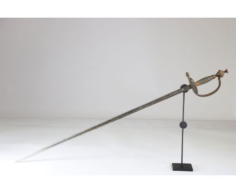 German officer sword, late 19th century, engraved bladeSizes: L. totale= 980mm L Lame= 820mm l lame= 18mmWeight (K): 0,6kgCon