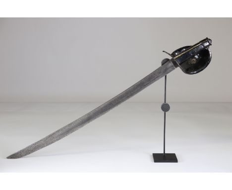 Cutlass, navy 1830-1840, rather FrenchSizes: L. totale= 810mm L Lame= 665mm l lame= 35mmWeight (K): 0,95kgCondition: At first
