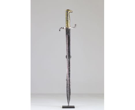 Bayonet Germany late 19th 14-18Sizes: L. totale= 635mm L Lame= 550mm l lame= 30mmWeight (K): 0,75kgCondition: At first glance