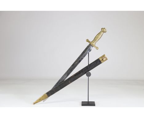 French empire sword with scabbardSizes: L. totale= 580mm L Lame= 455mm l lame= 30mmWeight (K): 0,77kgCondition: At first glan