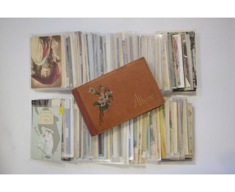 Vintage Postcards Collection in a Shoebox including Clowns Collection. Interesting lot mainly early 1900's to pre war. Good v