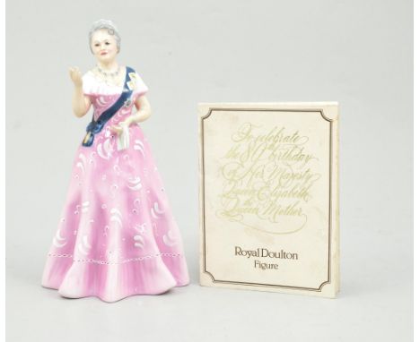 Royal Doulton figure, Queen Mother, Worcester, Limoges and decorative china.