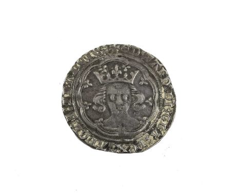 ♦Edward III, (1327-1377), Silver Groat, London Mint, mm cross pattée, Post-Treaty Period (1369-1377), French title resumed, o