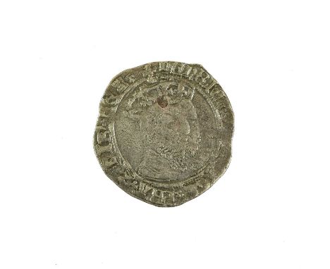 ♦Henry VIII, (1509-1547), Silver Groat, York Ecclesiastical Mint, third coinage, facing bust type 3, no mm; obv. HENRIC (8 D 