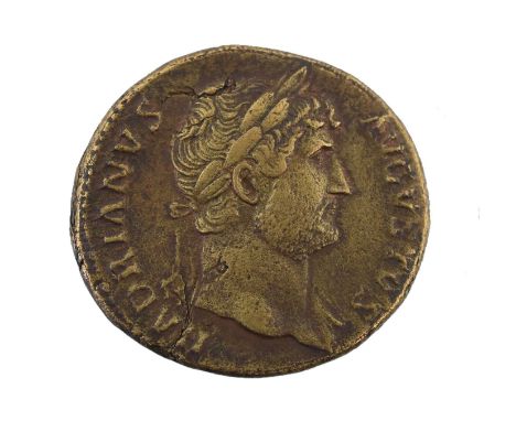 Roman Imperial, Hadrian (117-138AD) Æ Sestertius, obv. HADRIANVS AVGVSTVS, laureate head right, rev. COS III S C, Aequitas st