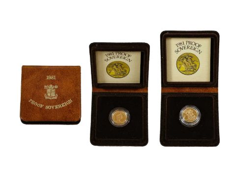 ♦Elizabeth II, Proof Sovereign 1981, Machin portrait of the Queen, Pistrucci rev., with certificate of authenticity, encapsul