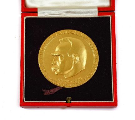 Poland, The Polish Government in Exile (1939-1990) Pilsudski Gold Medal 1967, struck by John Pinches, London in commemoration