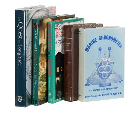 Ɵ&nbspHOROLOGICAL REFERENCE BOOKS ON MARINE CHRONOMETERS AND LONGITUDEFIVE VOLUMES:Earnshaw, Thomas LONGITUDE. AN APPEAL TO T