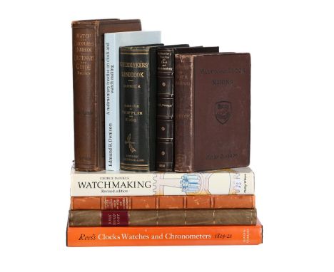 Ɵ&nbspHOROLOGICAL REFERENCE BOOKS MAINLY ON THEORETICAL AND PRACTICAL CLOCK AND WATCHMAKINGNINE VOLUMES:Rees, Abraham REES'S 