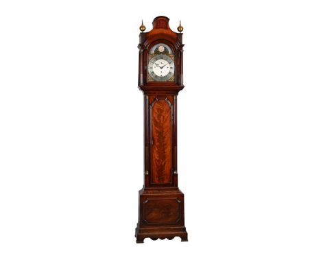 A FINE GEORGE III MAHOGANY QUARTER-CHIMING EIGHT-DAY LONGCASE CLOCK WITH MOONPHASETHOMAS WAGSTAFFE, LONDON, CIRCA 1770The sub