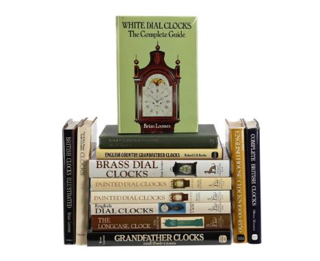 Ɵ&nbspHOROLOGICAL REFERENCE BOOKS MAINLY ON ENGLISH LONGCASE CLOCKSTHIRTEEN VOLUMES:Loomes, Brian BRASS DIAL CLOCKS Antique C