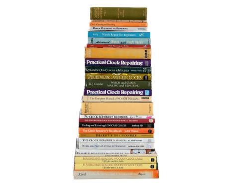 Ɵ&nbspHOROLOGICAL REFERENCE BOOKS MAINLY ON PRACTICAL CLOCK MAKING AND REPAIRINGTWENTY-SIX VOLUMES:Wild, Malcolm WHEEL AND PI
