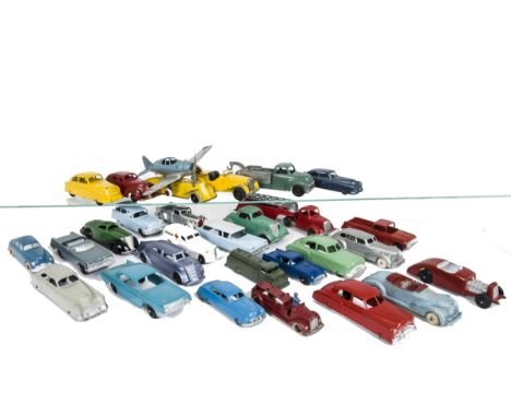 Large Scale American Diecast by Various Makers, including Tootsietoy Buick Century, Ford Thunderbird, Chevrolet El Camino, Mi